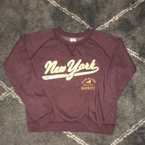 New York crew neck